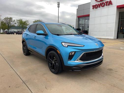 Aquamarine Blue Metallic 2025 Buick Encore GX Sport Touring