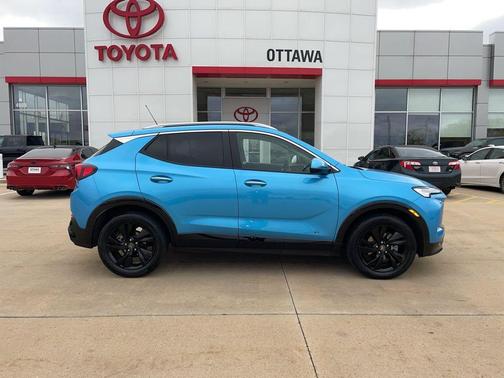 Aquamarine Blue Metallic 2025 Buick Encore GX Sport Touring