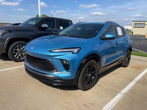 Aquamarine Blue Metallic 2025 Buick Encore GX Sport Touring