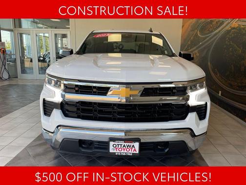 Summit White 2023 Chevrolet Silverado 1500 LT