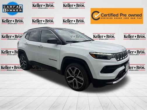 Bright White Clearcoat 2025 Jeep Compass Limited