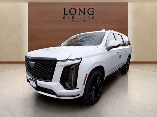 White 2026 Cadillac Escalade ESV Platinum Sport