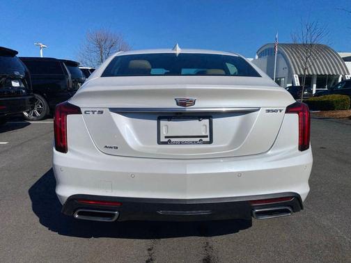 Crystal White Tri-Coat 2023 Cadillac CT5 Premium Luxury RWD