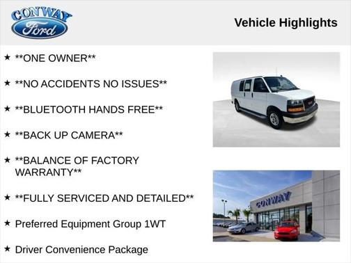 2022 GMC Savana 2500 Work Van