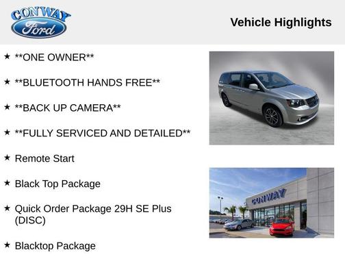 2019 Dodge Grand Caravan SE