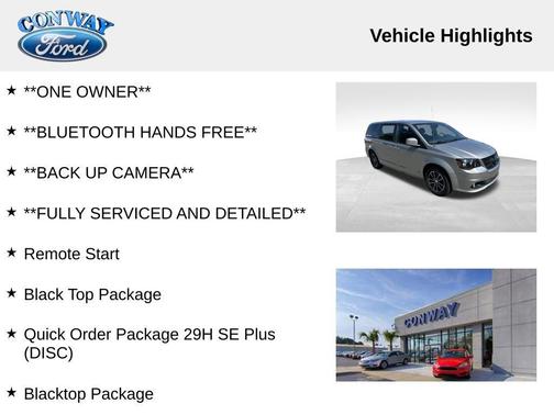 2019 Dodge Grand Caravan SE