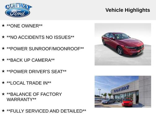 2024 Honda Accord EX 1.5T