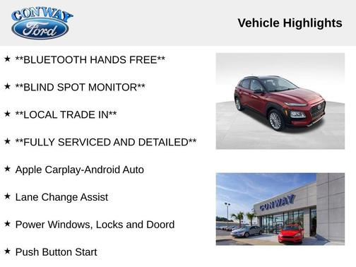 2018 Hyundai KONA SEL