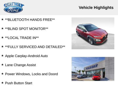 2018 Hyundai KONA SEL