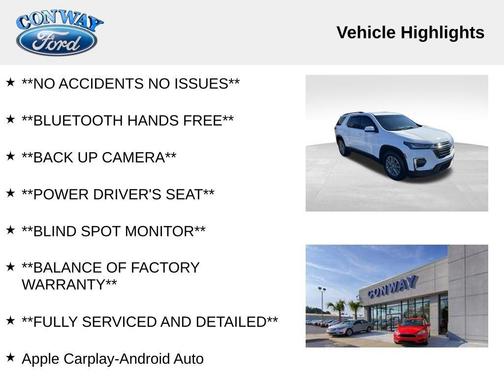 2022 Chevrolet Traverse LT Cloth