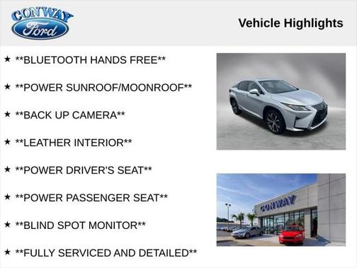 2018 Lexus RX 350 Base