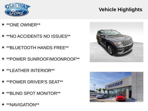 2018 Jeep Grand Cherokee Summit