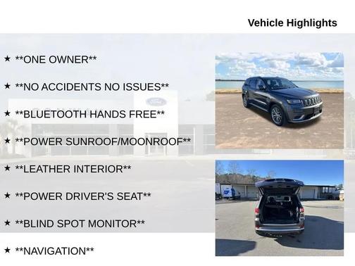 2018 Jeep Grand Cherokee Summit