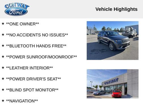 2018 Jeep Grand Cherokee Summit