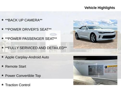 2018 Chevrolet Camaro 1LT