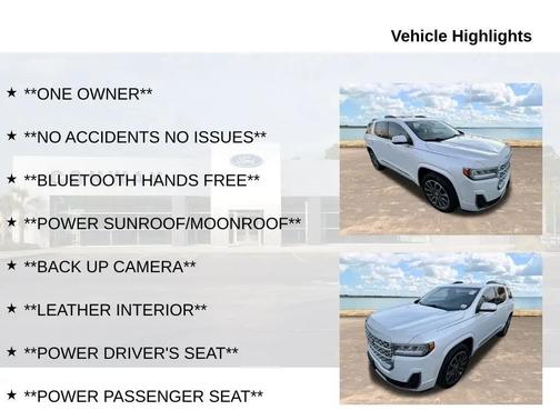 2020 GMC Acadia Denali