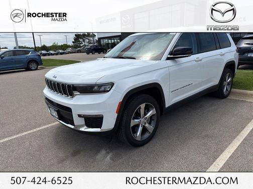 Bright White Clearcoat 2021 Jeep Grand Cherokee L Limited