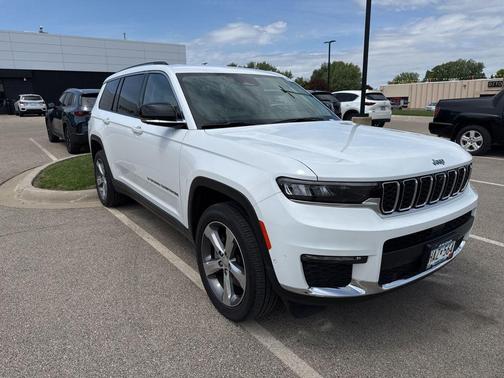 Bright White Clearcoat 2021 Jeep Grand Cherokee L Limited