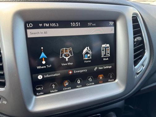 White Clearcoat 2019 Jeep Compass High Altitude