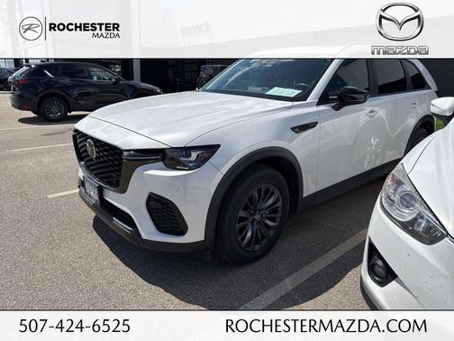 Rhodium White Premium 2025 Mazda CX-70 3.3 Turbo Preferred Package