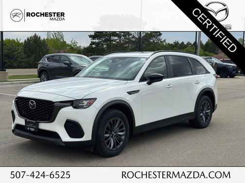 Rhodium White Premium 2025 Mazda CX-70 3.3 Turbo Preferred Package
