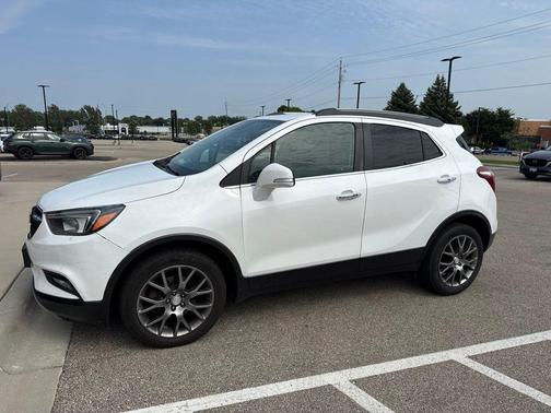 Summit White 2017 Buick Encore Sport Touring