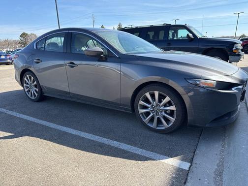 Machine Gray Metallic 2019 Mazda Mazda3 FWD w/Preferred Package