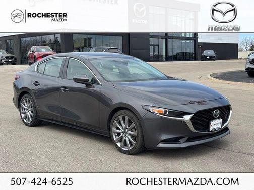 Machine Gray Metallic 2019 Mazda Mazda3 FWD w/Preferred Package