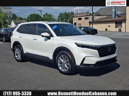 Platinum White Pearl 2023 Honda CR-V EX