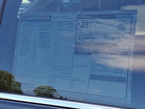 Crystal Black Pearl 2026 Honda CR-V LX AWD