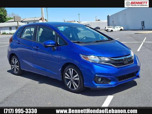 Aegean Blue Metallic 2019 Honda Fit EX