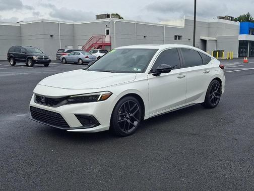 Platinum White Pearl 2024 Honda Civic Sport Touring