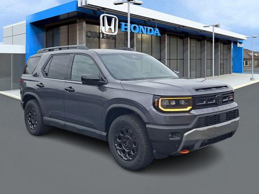 Modern Steel Metallic 2026 Honda Passport AWD TrailSport Elite Blackout