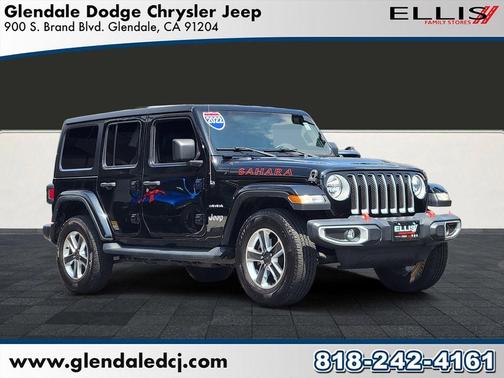 Black Clearcoat 2022 Jeep Wrangler Unlimited Sahara