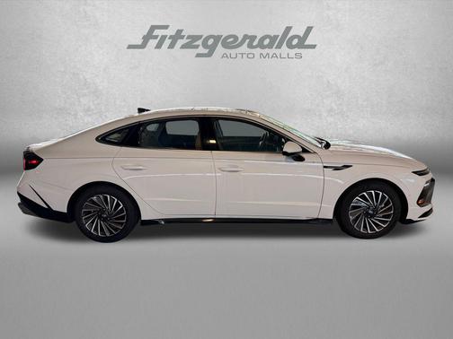 Serenity White 2026 Hyundai SONATA Hybrid Limited