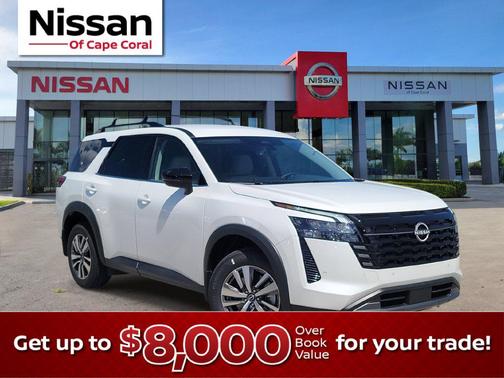 Everest White Pearl Tricoat 2026 Nissan Pathfinder SL