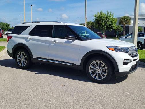 OXFORD WHITE 2021 Ford Explorer Limited
