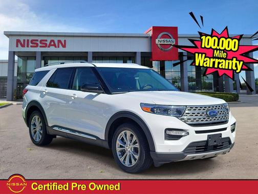 OXFORD WHITE 2021 Ford Explorer Limited