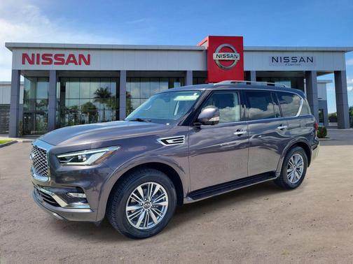 Anthracite Gray 2023 INFINITI QX80 Luxe