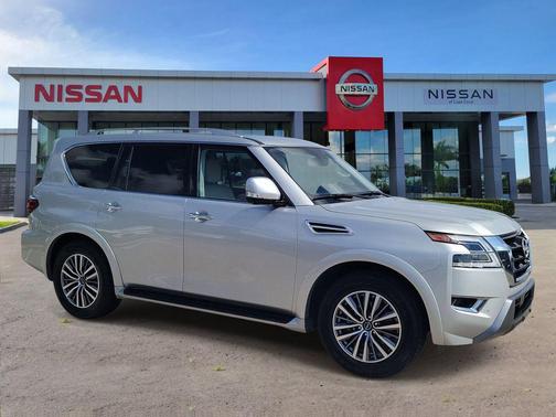 Brilliant Silver Metallic 2024 Nissan Armada SL 2WD