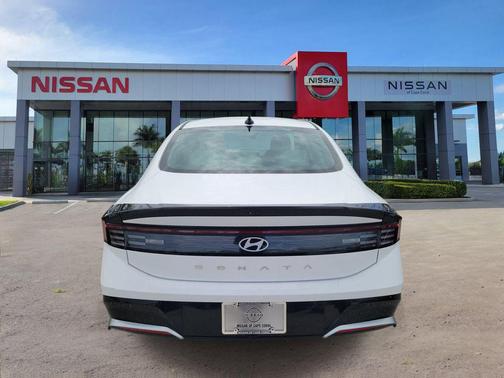 Serenity White 2024 Hyundai SONATA SEL