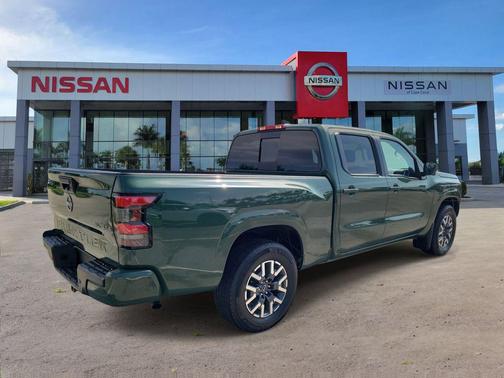 Tactical Green Metallic 2025 Nissan Frontier SL