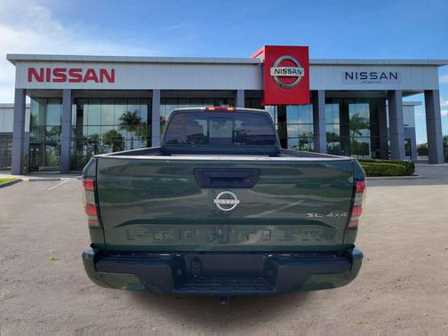 Tactical Green Metallic 2025 Nissan Frontier SL