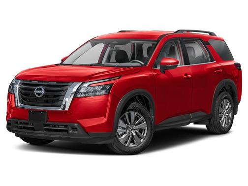 Scarlet Ember 2024 Nissan Pathfinder SV 4WD