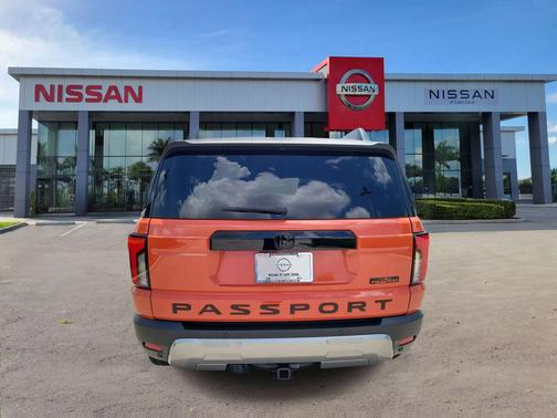 Sunset Orange 2026 Honda Passport AWD TrailSport Elite Blackout