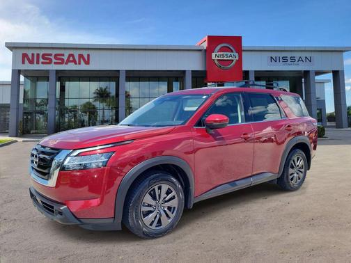 Scarlet Ember Tintcoat 2022 Nissan Pathfinder SV 4WD