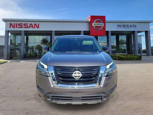 Gun Metallic 2023 Nissan Pathfinder S 4WD
