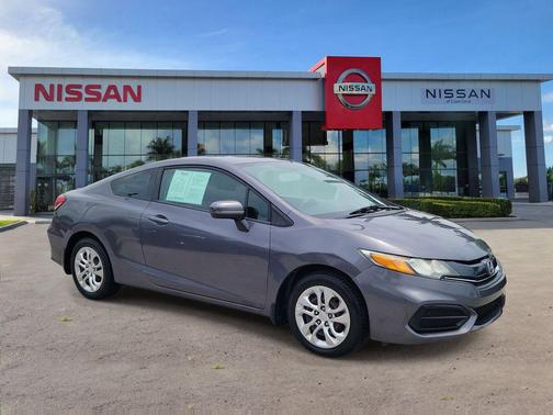 Modern Steel Metallic 2014 Honda Civic LX