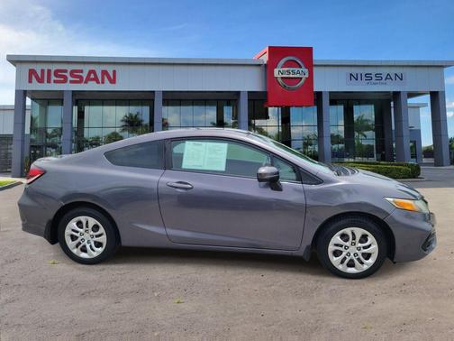 Modern Steel Metallic 2014 Honda Civic LX