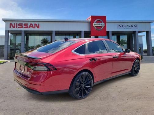 Radiant Red Metallic 2023 Honda Accord Hybrid Sport